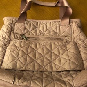 Cynthia Rowley carry on laptop bag pink